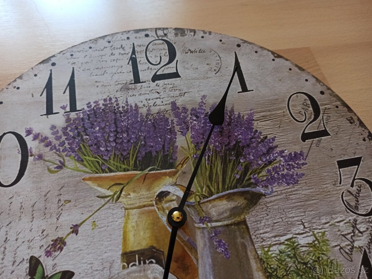 Nástěnné hodiny - levadule - 3