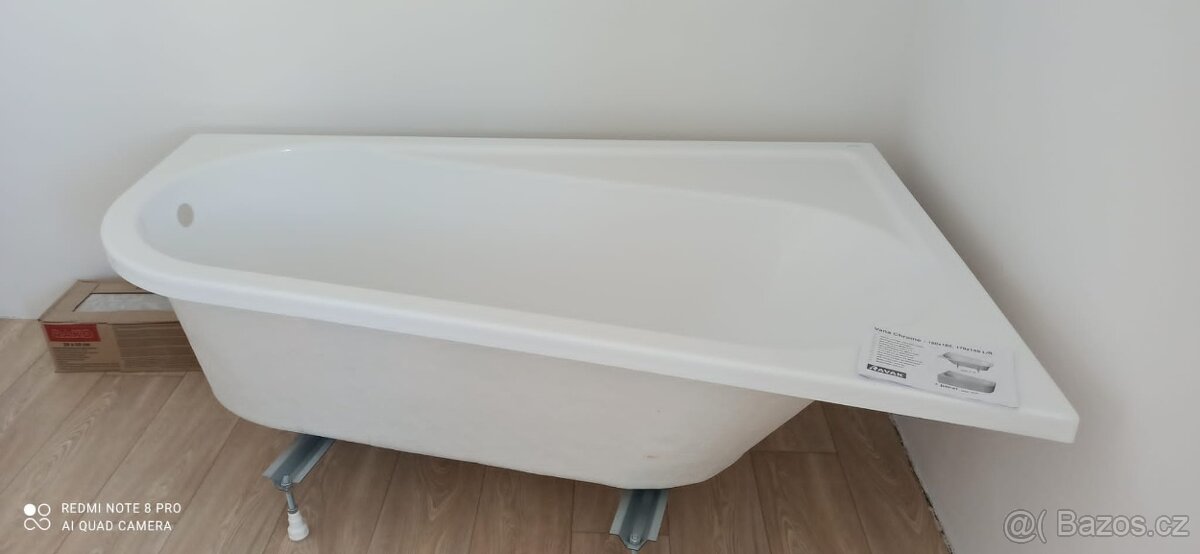 Asymetrické vana Ravak Chrome 160x105cm - nová - LEVNĚ - 3