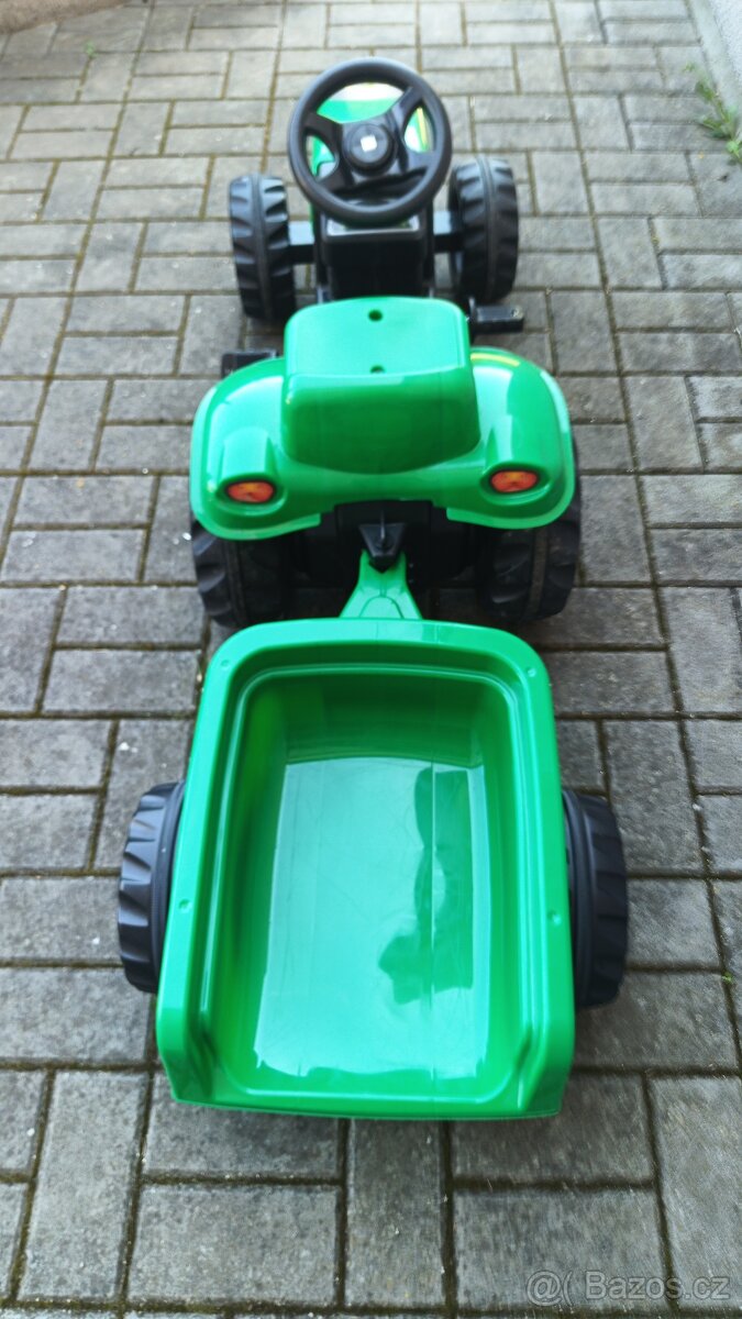 Traktůrek s přívěsem, šlapací - 3