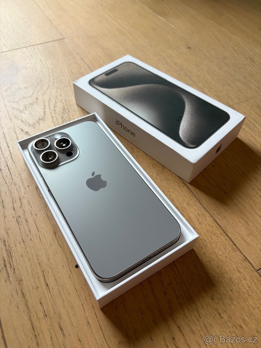 Apple iPhone 15 Pro Max 256GB přírodní - 3