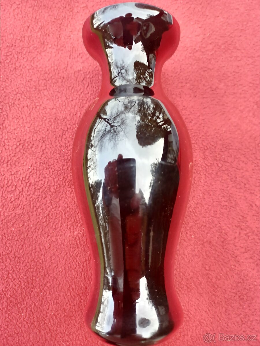 Skleněná vázička - hyalit? - 3