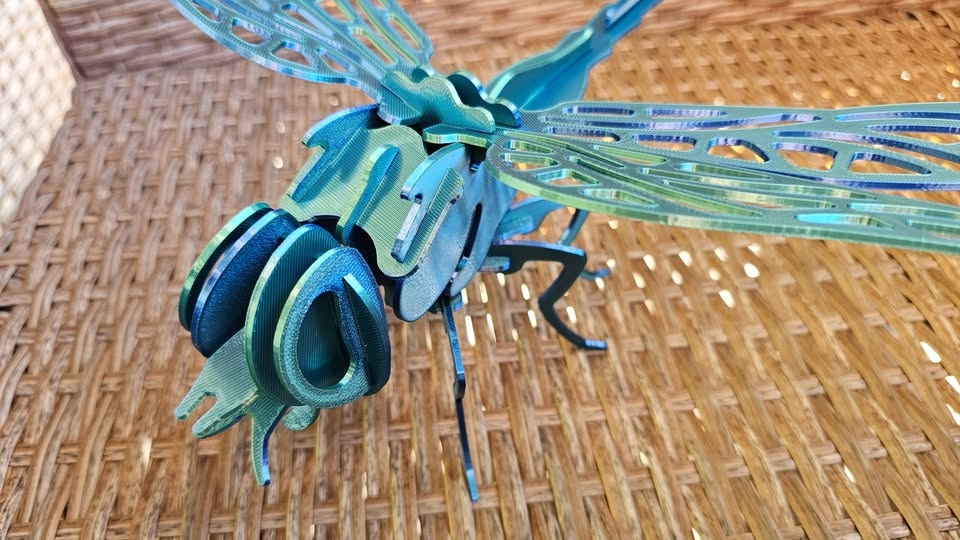 3D puzzle - vážka - 3