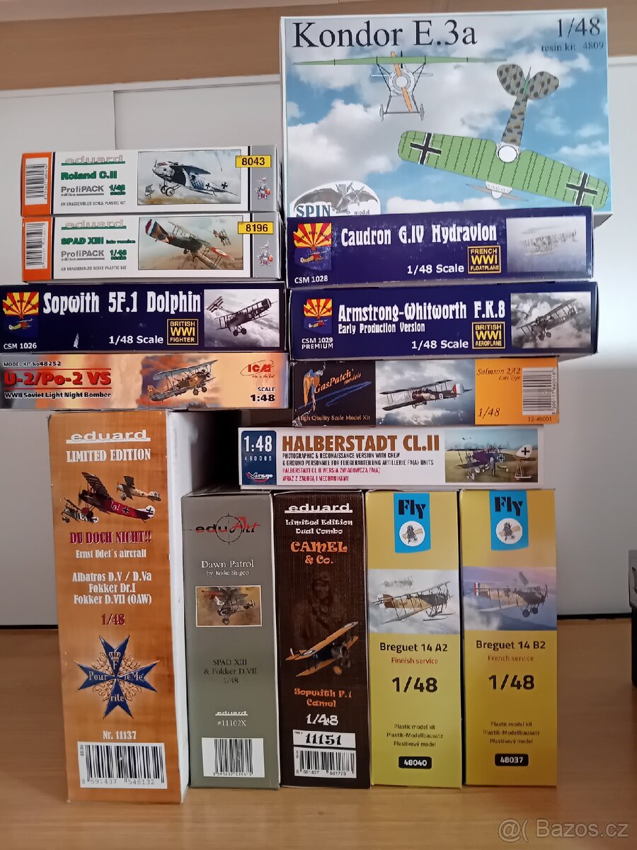 Prodám plastikové modely letadel 1:72 a 1:48. - 3