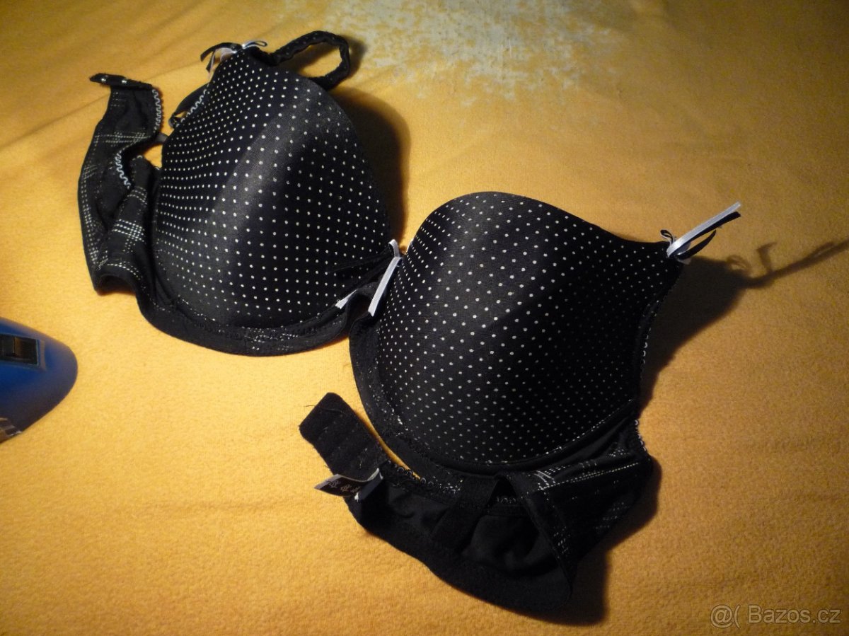 Dámská černobílá podprsenka, zn. LuLoLa - 3