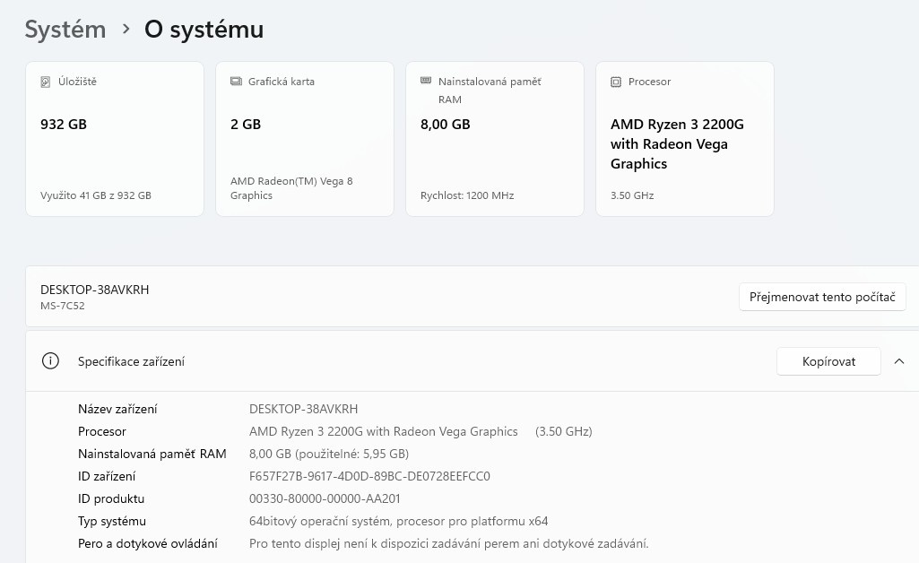 HAL3000,AMD Ryzen 3,WIN 11,RAM 8GB DDR 4,SSD 1TB - 3
