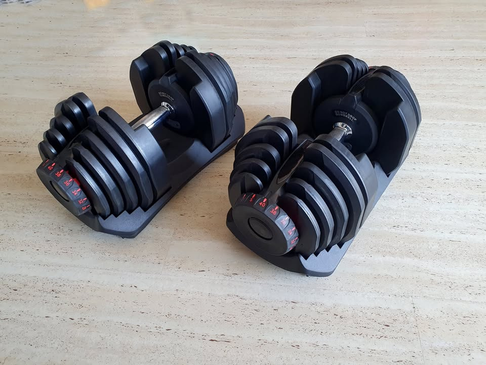 nastavitelné činky 2x40kg NOVÉ - - 3