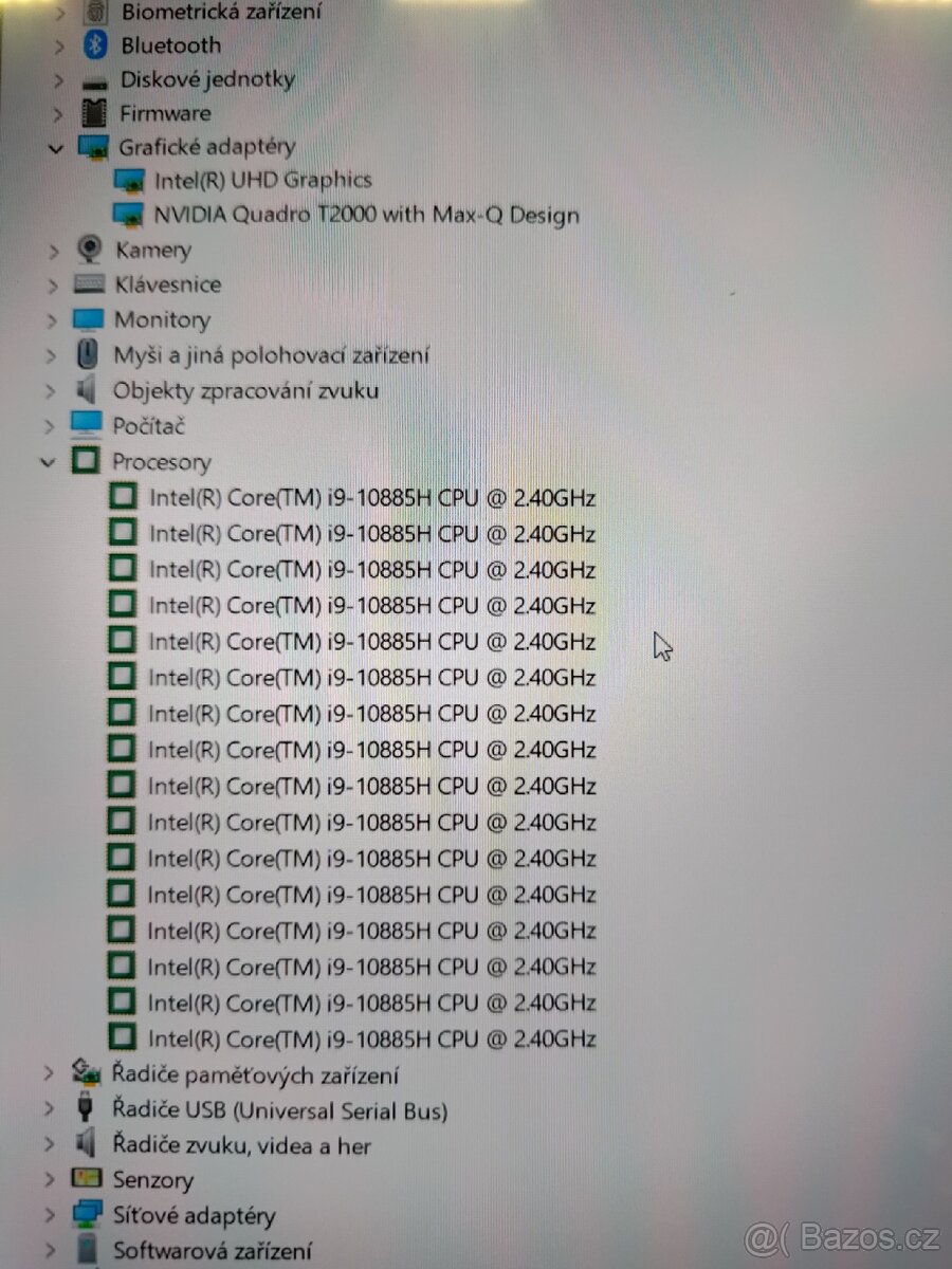 Dell Precision 5550 I9/32/1TB/NVIDIA - 3