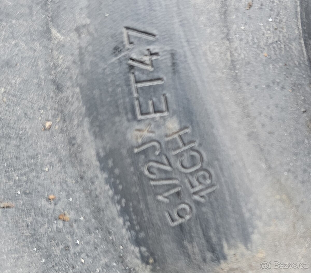 Plechové disky 5x112 r15 ET47 zimní pneu na dojetí - 3