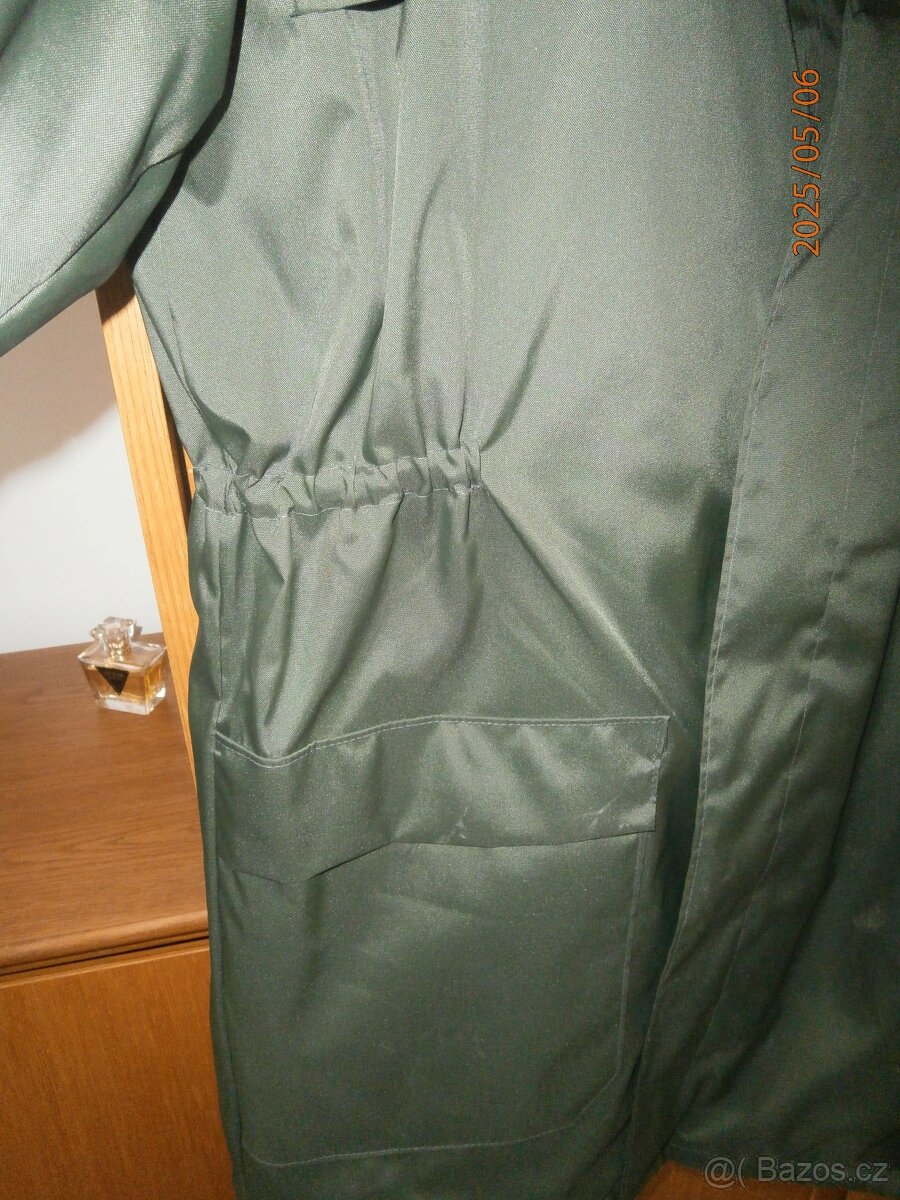 Khaki kabát, zateplený , voděodolný. - 3