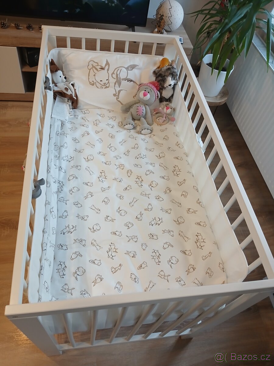Dětská postýlka + doplňky. Nové,nepoužité. - 3