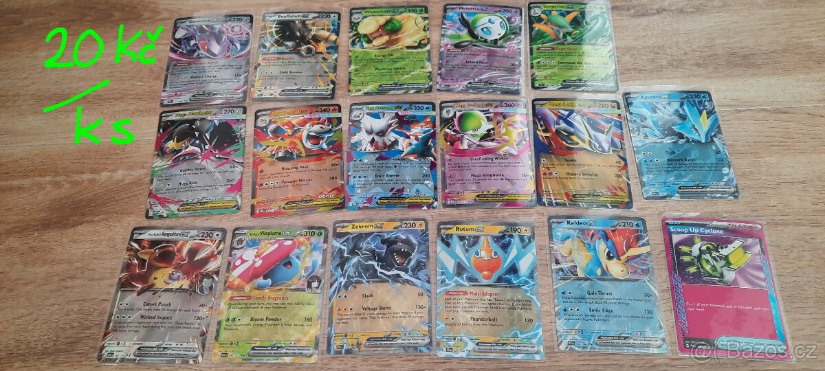 Pokémon karty hity + EX - 3