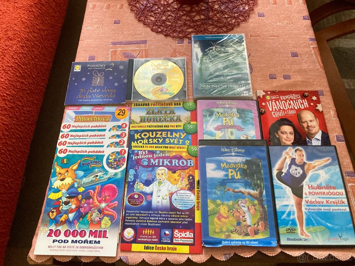 CD přehrávač Panasonic + CD pohádky, dětské hry... - 3