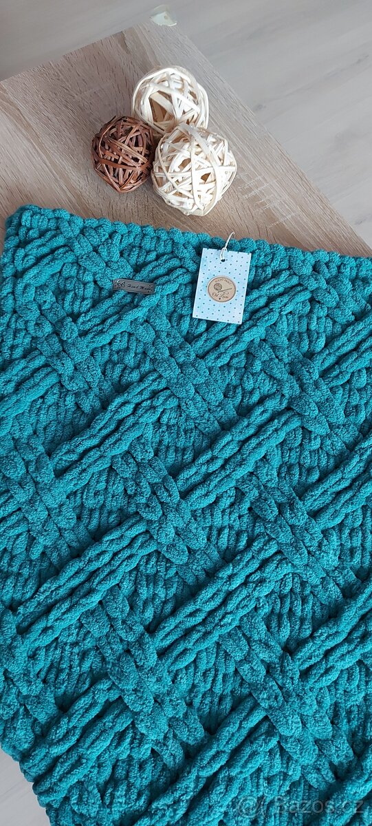 Deka Alize Puffy- Smaragdová- Skladem - 3