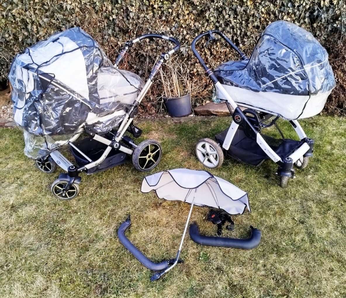 Kočárek kombinovaný, hluboký, golfky - 3