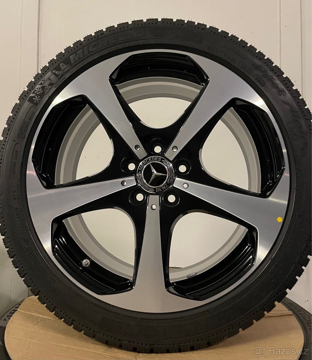 Original zimni alu kola Mercedes C r18 W205 S205 98% - 3