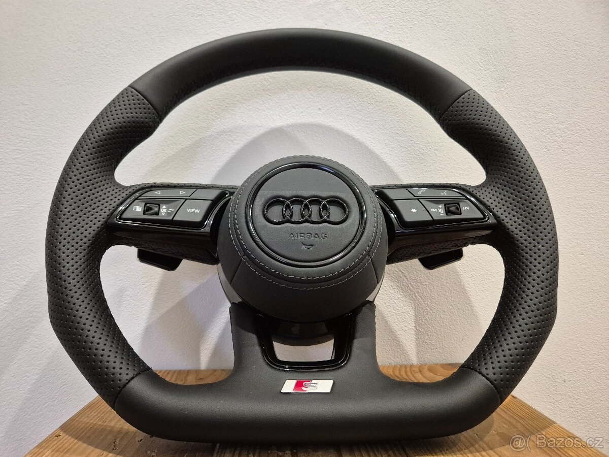 AUDI SLINE VOLANT MULTIFUNKCNY S PÁDLAMI A3 A4 A5 A6 Q5 Q7 - 3