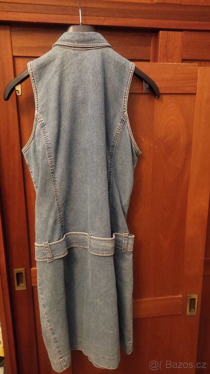 Džínové šaty bez rukávu - 3