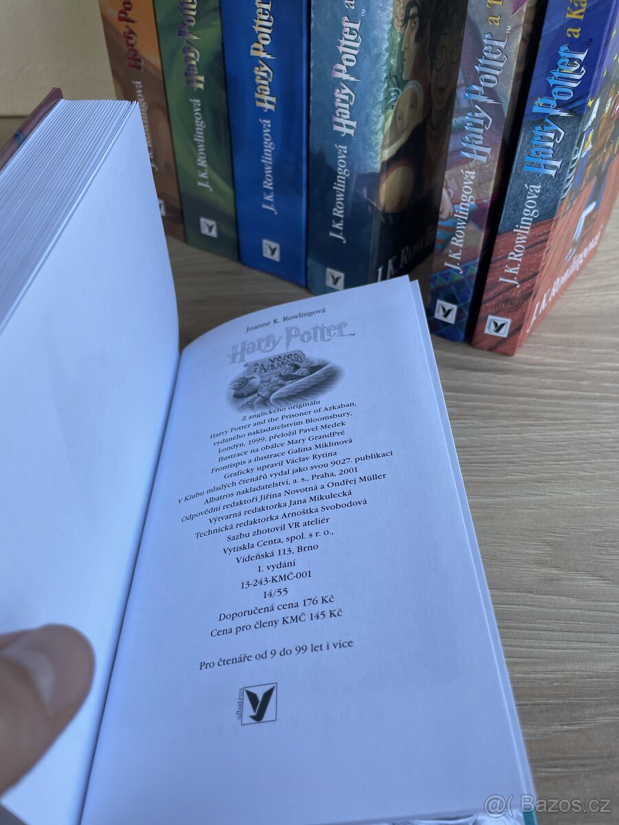 Harry Potter - 1. vydání - VYBORNÝ STAV - 3