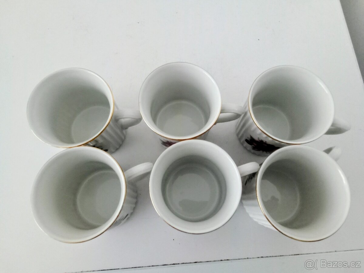 Sada retro hrnků - 3