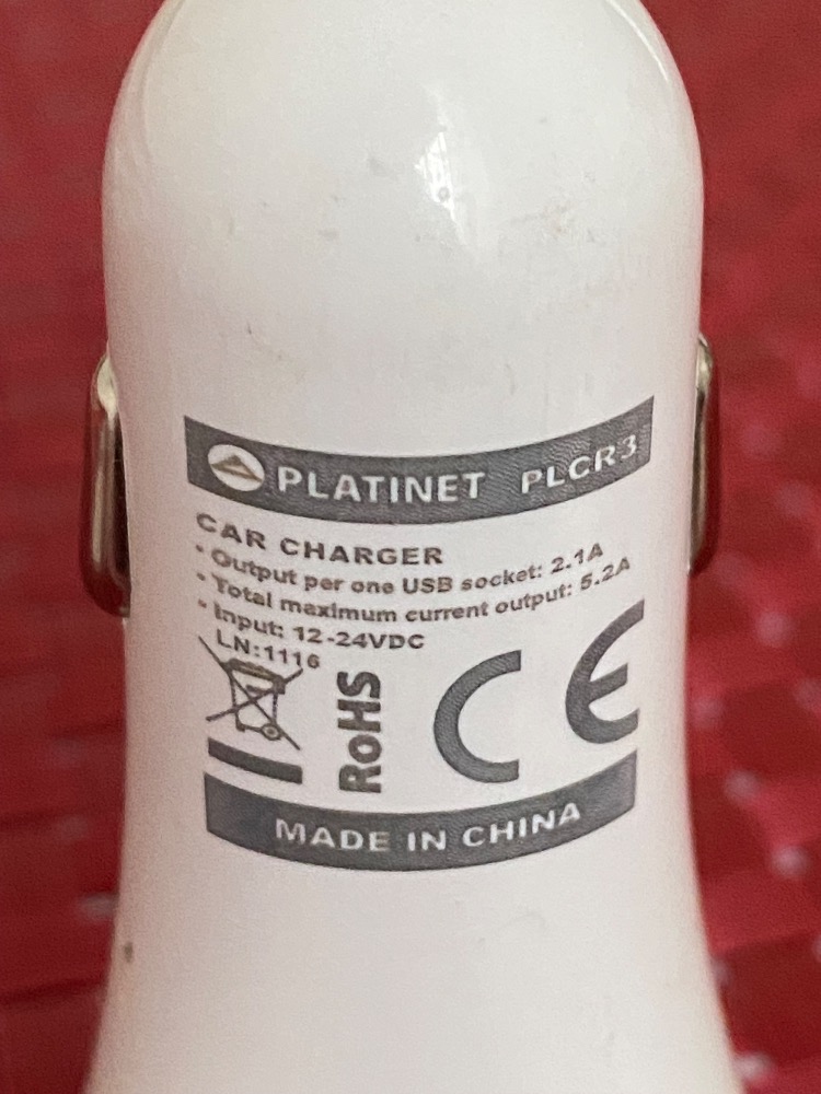 Nabíječka do auta 3x USB port - 3