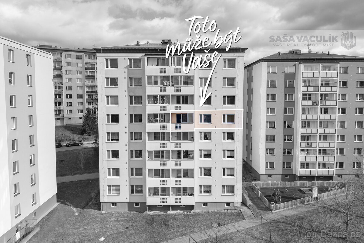 Prodej, byt 3+1, Vsetín - Sychrov, spodní část - 3