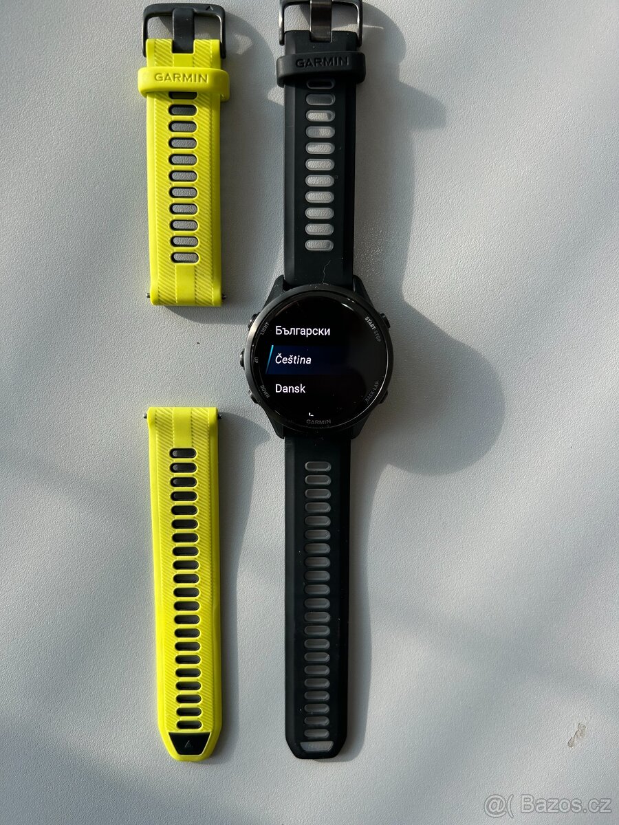 Silikonový řemínek GARMIN 22mm Amp Yellow/Black - 3