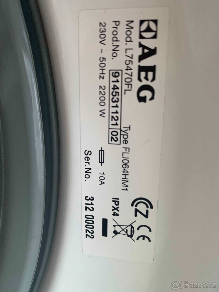 Pračka prádla AEG L7547FL - 3