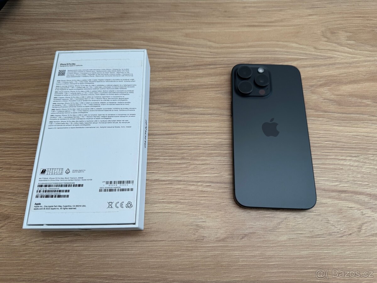 iPhone 15 Pro Max 256 GB – perfektní stav, originální balení - 3