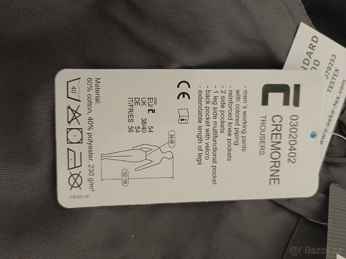 Pracovní montérky červa cremorne 54 - 3