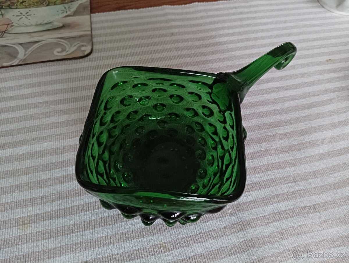 MURANO EMPOLI VERDE MISKA - 60. AŽ 70. LÉTA - 3