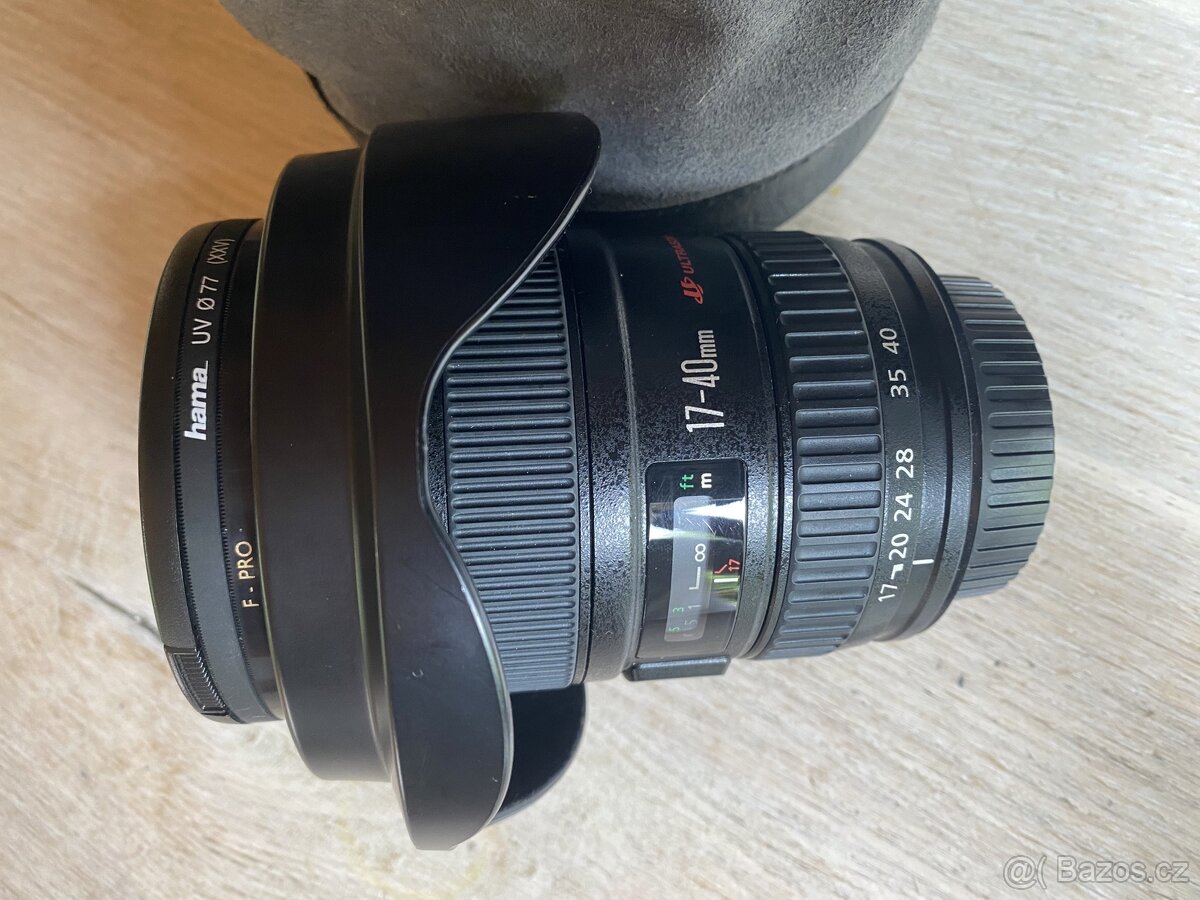 Objektiv canon 17-40 mm f/4L USM + fotoaparát canon eos 400d - 3