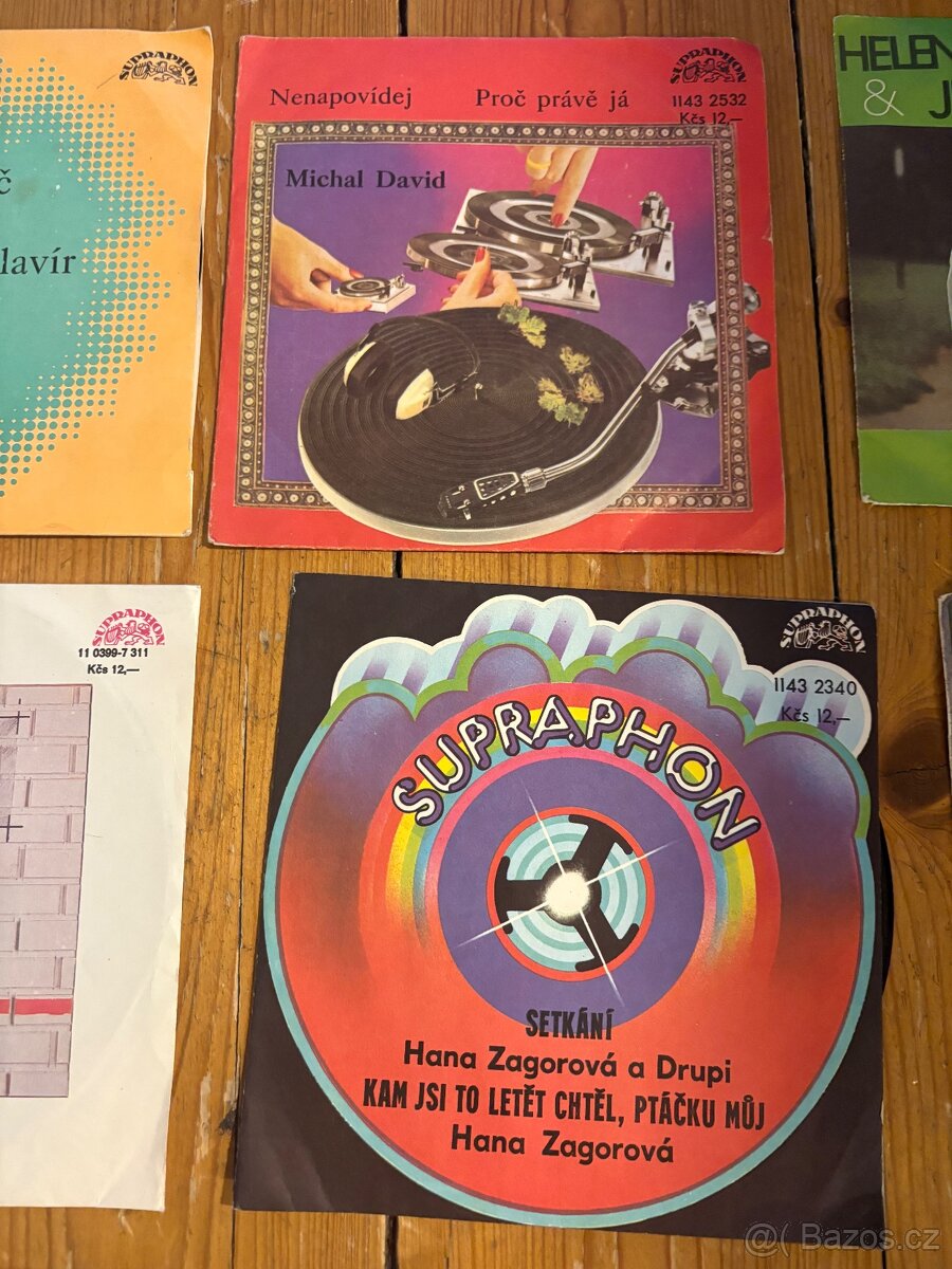 SP gramofónové desky česko slovenští umělci - 3