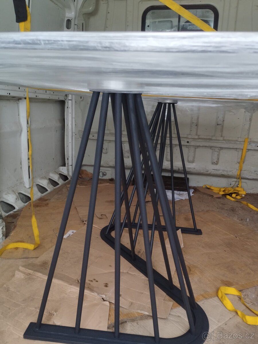 Skleněný jidelní stůl 180x100 cm - nový - 3