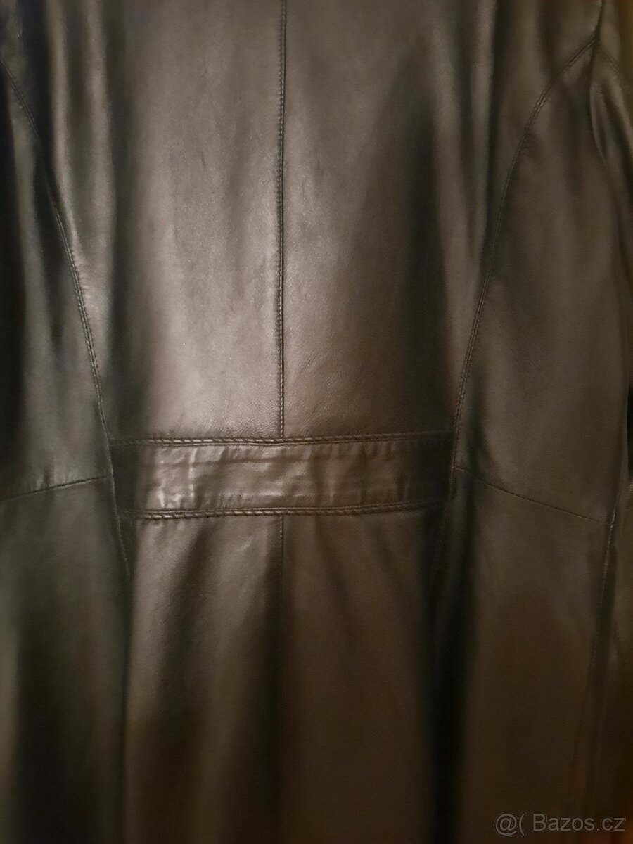 Dámský kožený kabát - 3