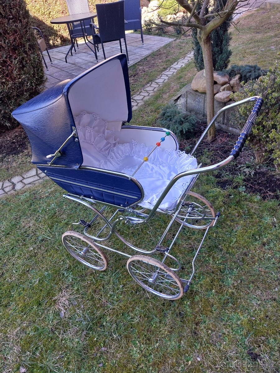 Retro sedačka na kočárek - 3