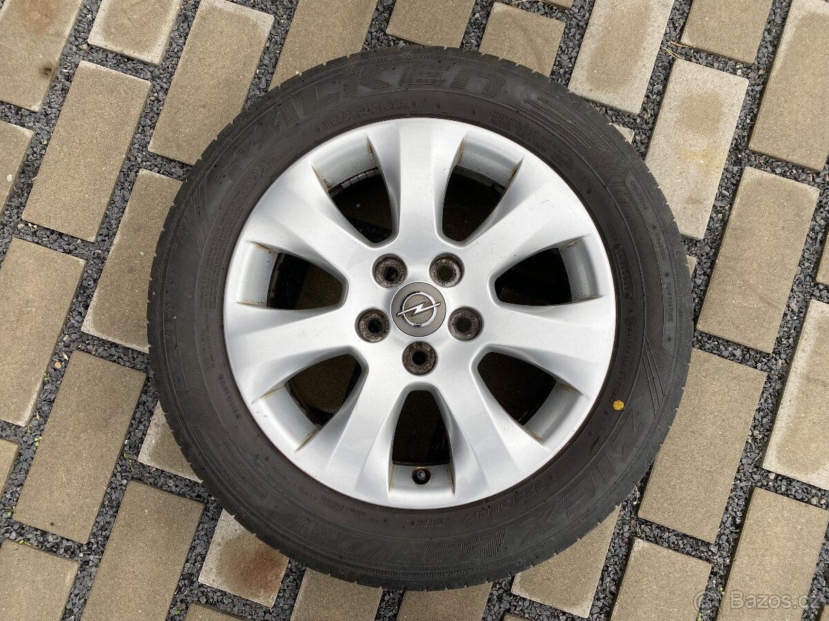 org. ALU kola Opel Insignia R17, pneu 225/55 R17 - 3