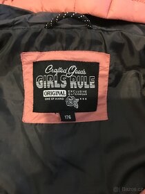 Dívčí prošívaná zimní bunda C&A vel.176 - 3