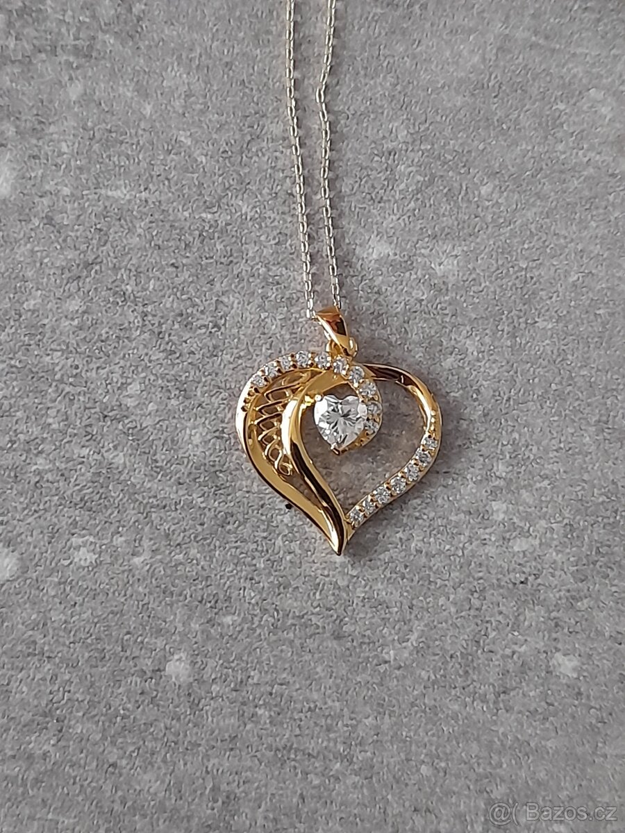 Dámský náhrdelník zlatý au 375 9k - 3