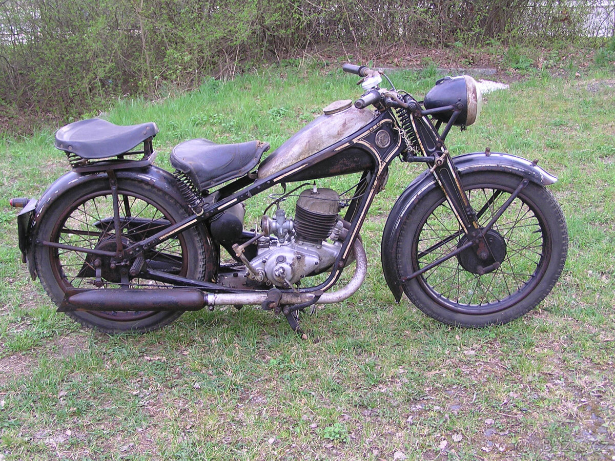 ČZ 175 předválečná - původní nikdy neren. stav, doklady CZ - 3