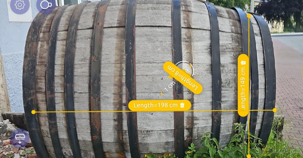 Prodám velký dřevěný sud (2 507 L) - 3