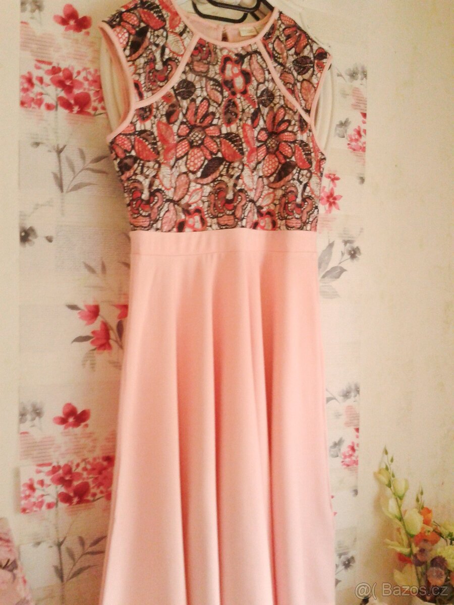 Nádherné společenské šaty 40/42 - 3