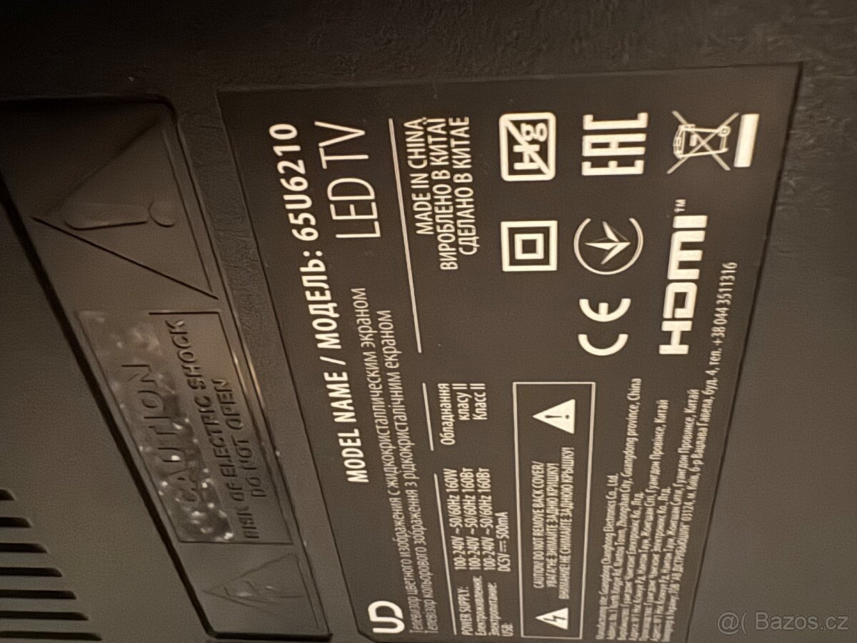 4K, 165cm televize (2023) ve skvělém stavu - 3