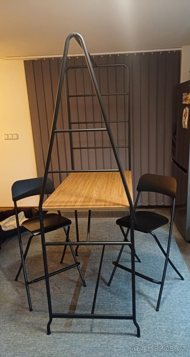 Barový stolek+2 barové židle - 3