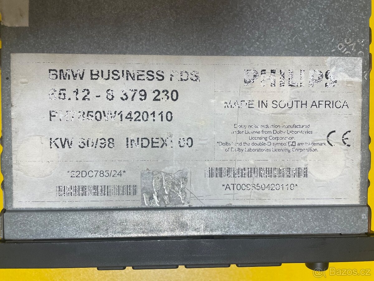 BMW Business RDS autorádio originál e34 e36 Z3 e31 - 3
