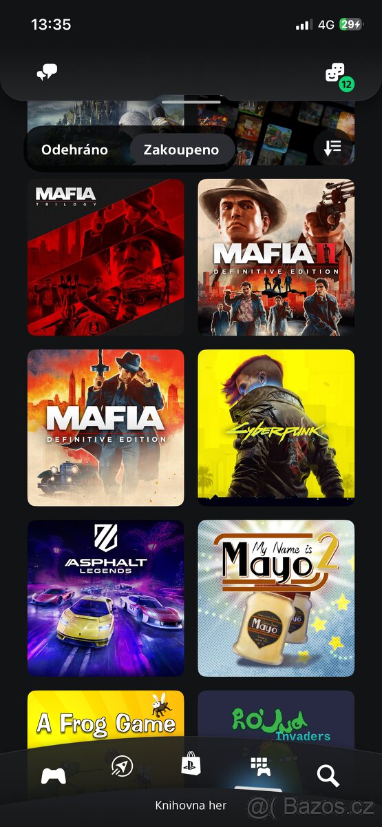 Prodám svůj CZ PlayStation Network účet s velkým množstvím d - 3