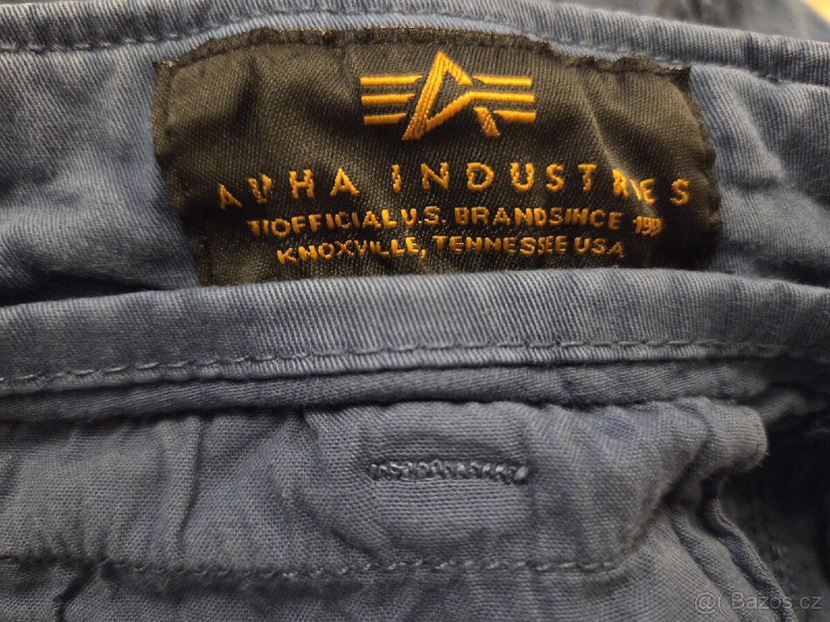 Pánské modré kraťasy Alpha Industries, w34 - 3
