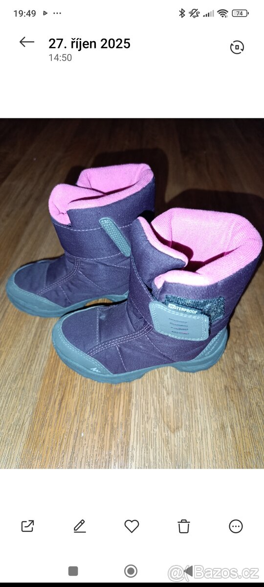 Zimní dívčí boty 28 - 3