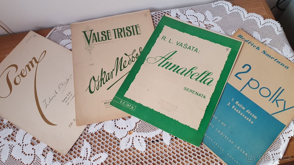 Dobové výtisky skladeb - 3