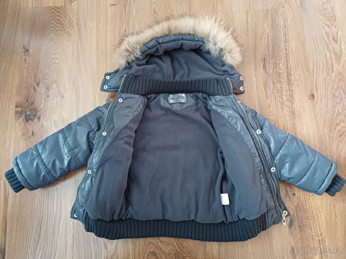 Dívčí zimní bunda vel. 98/104 - 3