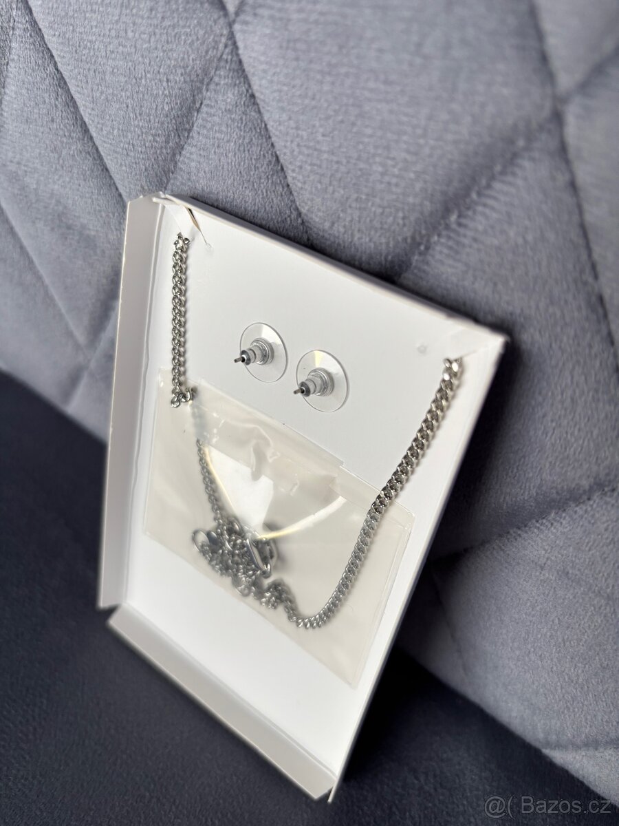 Karl Lagerfeld náhrdelník + náušnice - 3